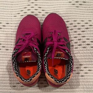 New Balance Fuchsia and Black Sneakers